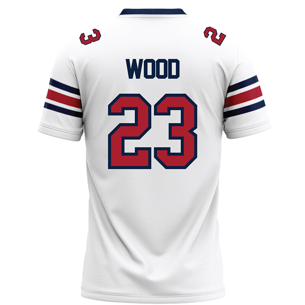 Liberty - NCAA Football : Cameron Wood - White Football Jersey-1