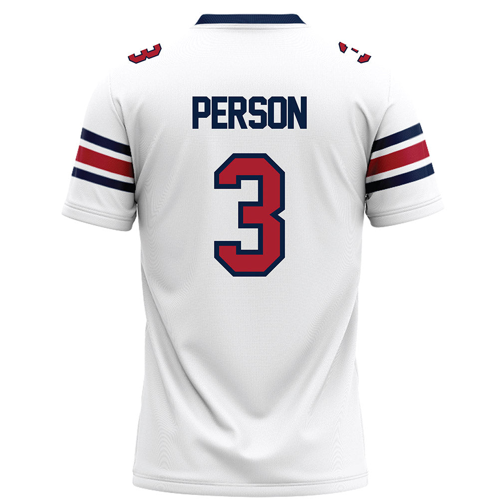 Liberty - NCAA Football : Jamari Person - White Football Jersey-1