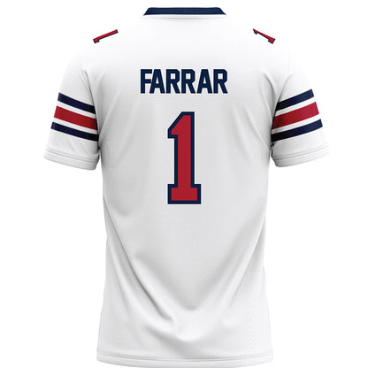 Liberty - NCAA Football : Derrell Farrar - White Premium Football Jersey-1