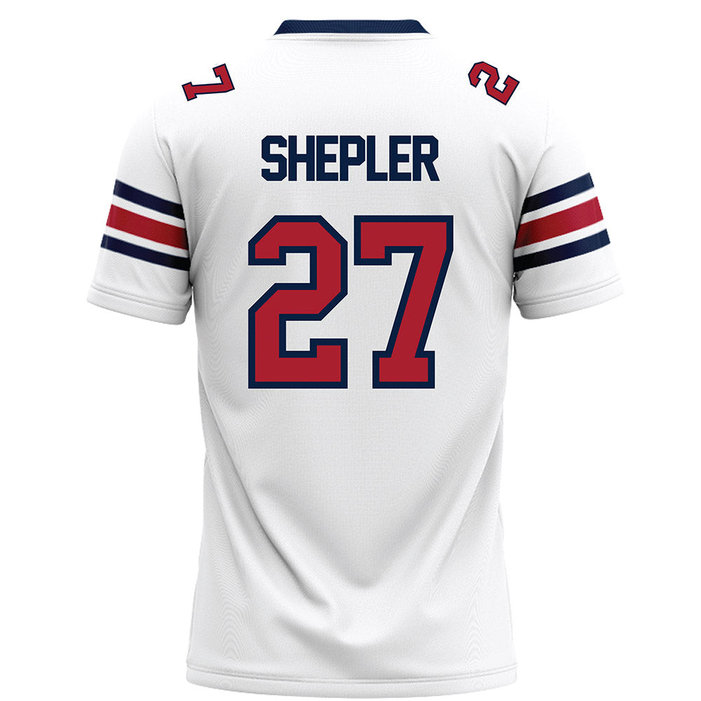 Liberty - NCAA Football : Clayton Shepler - White Football Jersey-1