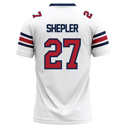Liberty - NCAA Football : Clayton Shepler - White Football Jersey-1