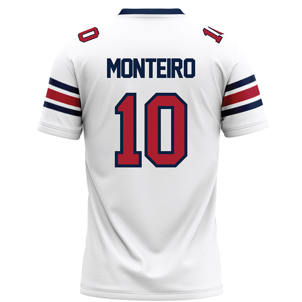 Liberty - NCAA Football : Jon Monteiro - White Football Jersey-1