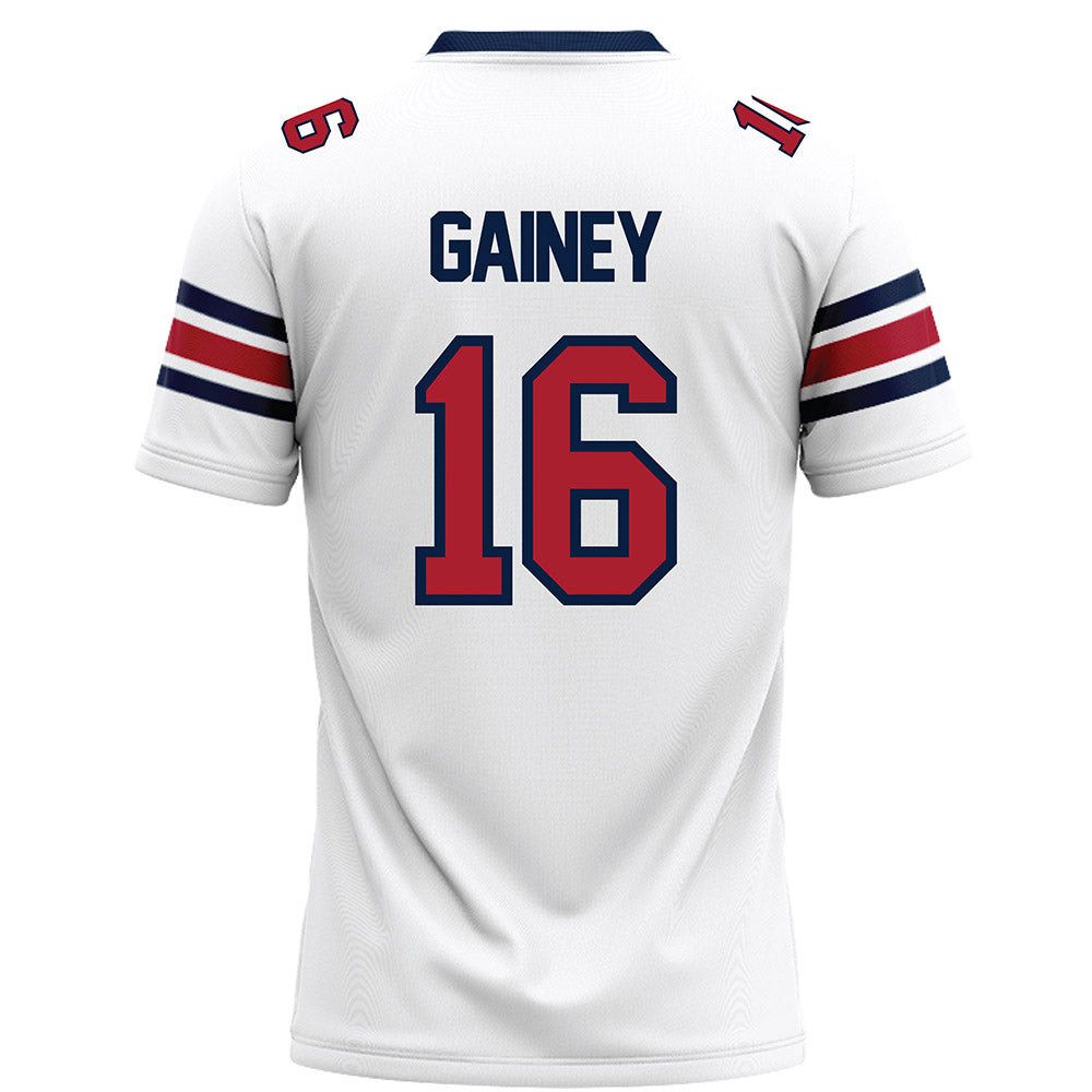 Liberty - NCAA Football : Tyrell Gainey - White Football Jersey-1