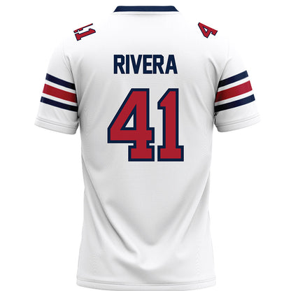 Liberty - NCAA Football : Greg Rivera - White Premium Football Jersey-1