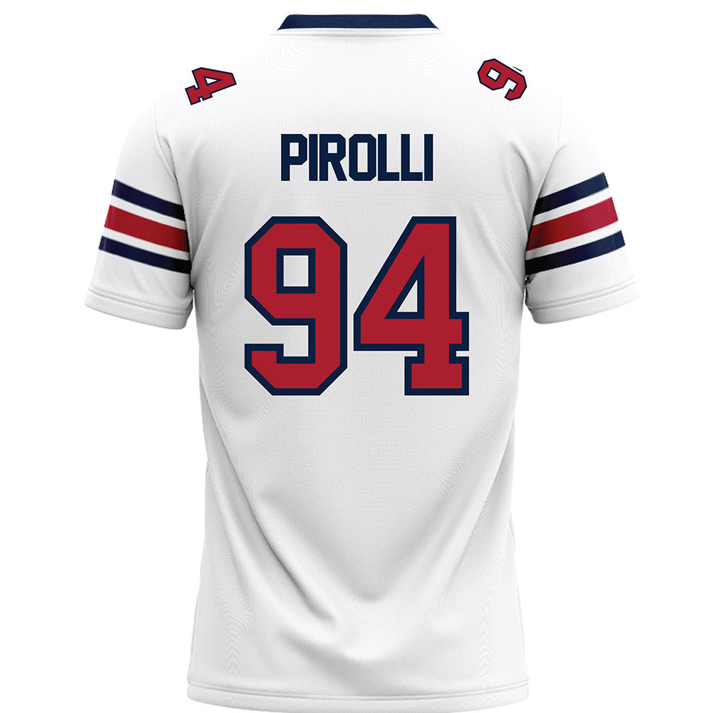 Liberty - NCAA Football : Nathan Pirolli - White Premium Football Jersey-1