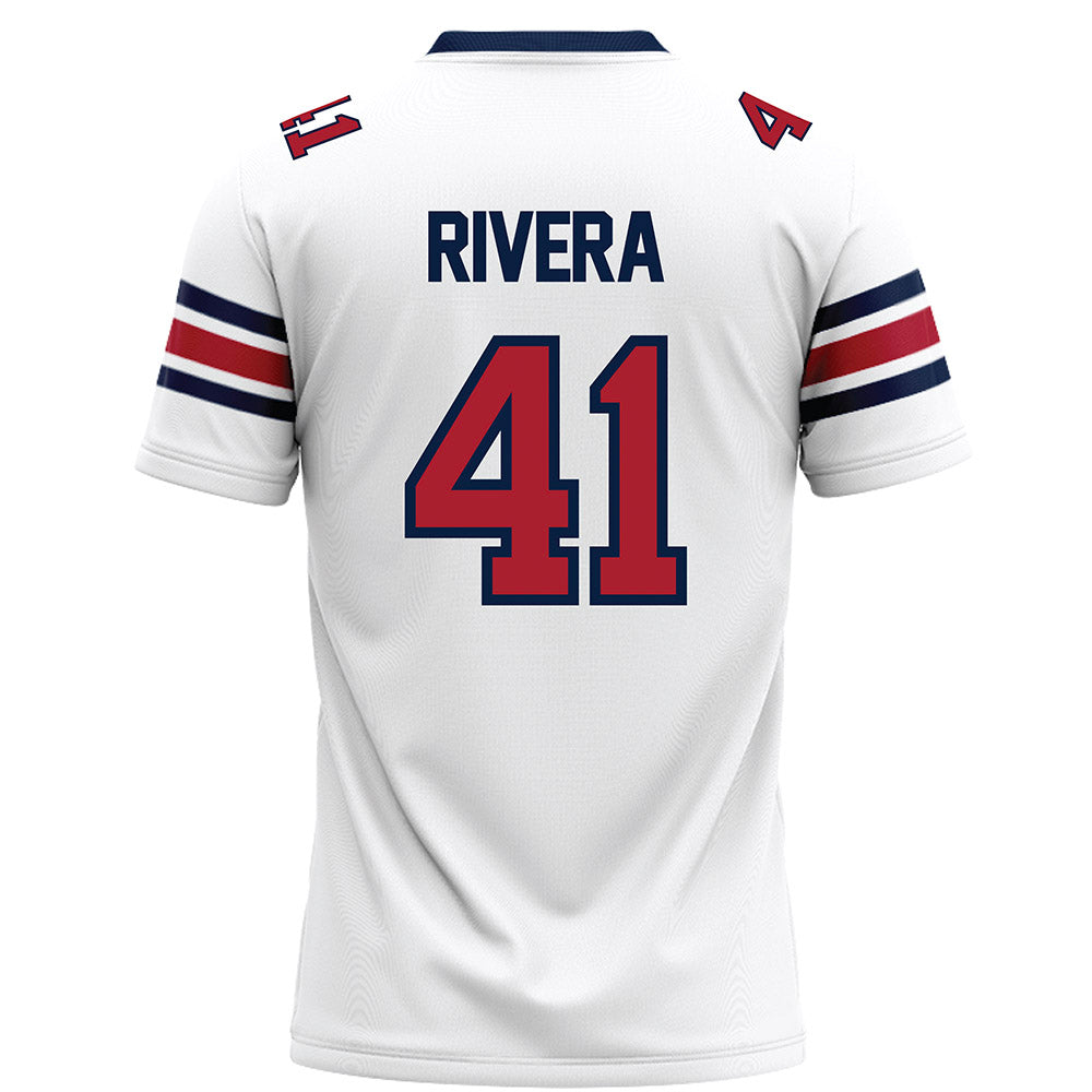 Liberty - NCAA Football : Greg Rivera - White Football Jersey-1