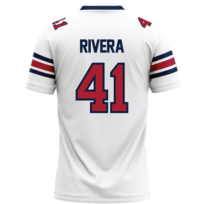Liberty - NCAA Football : Greg Rivera - White Football Jersey-1