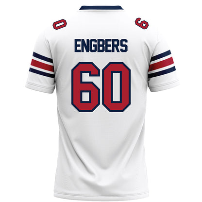 Liberty - NCAA Football : Joep Engbers - White Football Jersey-1
