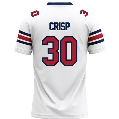 Liberty - NCAA Football : Ethan Crisp - White Premium Football Jersey-1