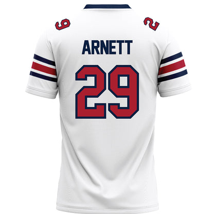 Liberty - NCAA Football : Tony Arnett - White Premium Football Jersey-1