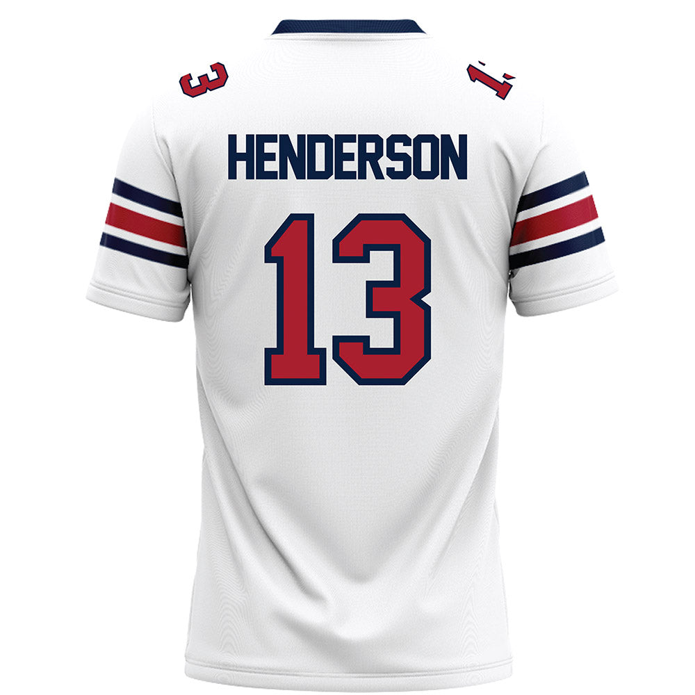 Liberty - NCAA Football : Jaylen Henderson - White Football Jersey-1