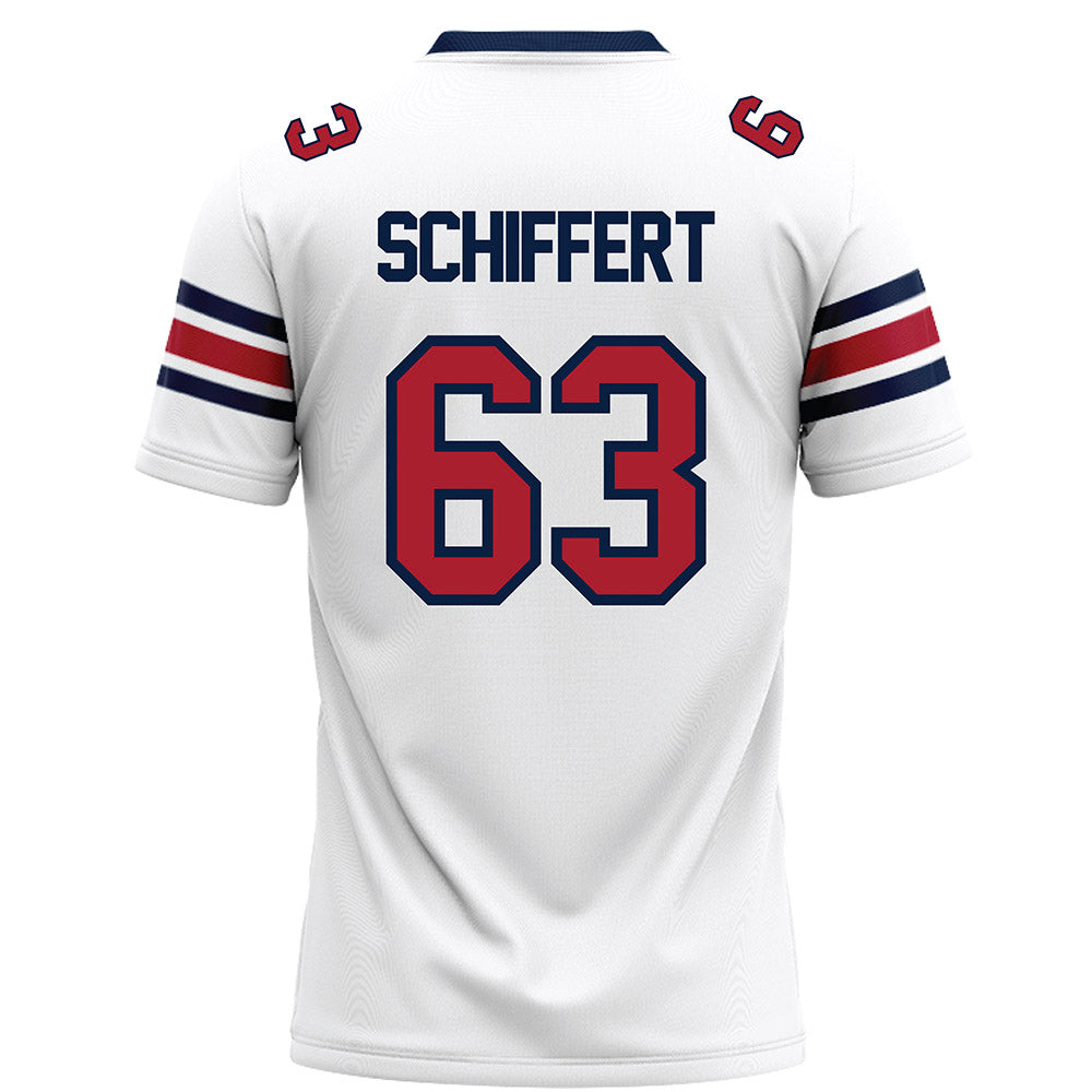 Liberty - NCAA Football : Daniel Schiffert - White Football Jersey-1