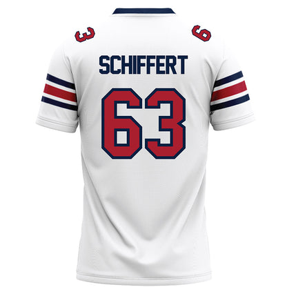 Liberty - NCAA Football : Daniel Schiffert - White Football Jersey-1