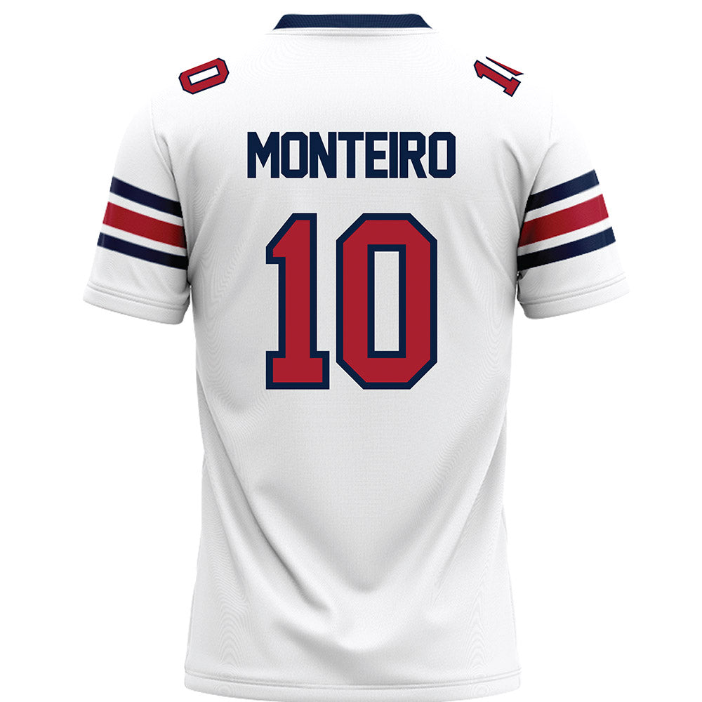 Liberty - NCAA Football : Jon Monteiro - White Premium Football Jersey-1