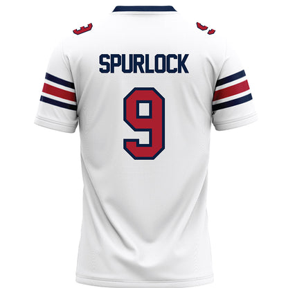 Liberty - NCAA Football : Deuce Spurlock - White Premium Football Jersey-1