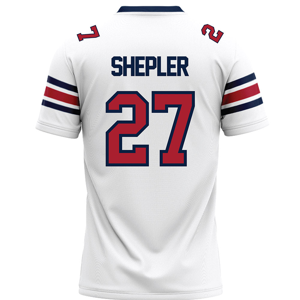 Liberty - NCAA Football : Clayton Shepler - White Premium Football Jersey-1