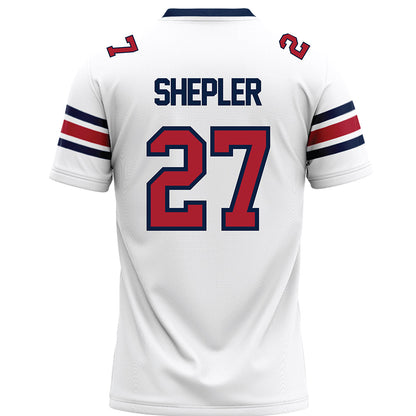 Liberty - NCAA Football : Clayton Shepler - White Premium Football Jersey-1