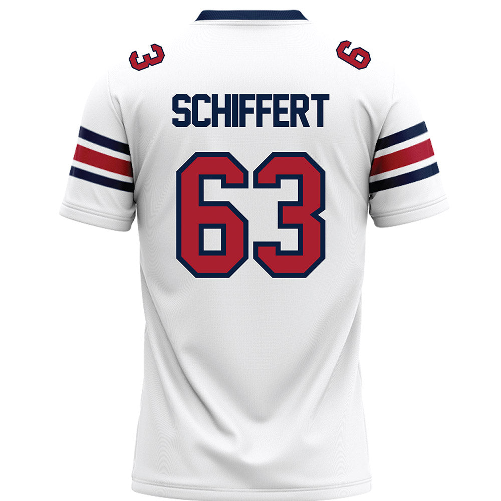 Liberty - NCAA Football : Daniel Schiffert - White Premium Football Jersey-1