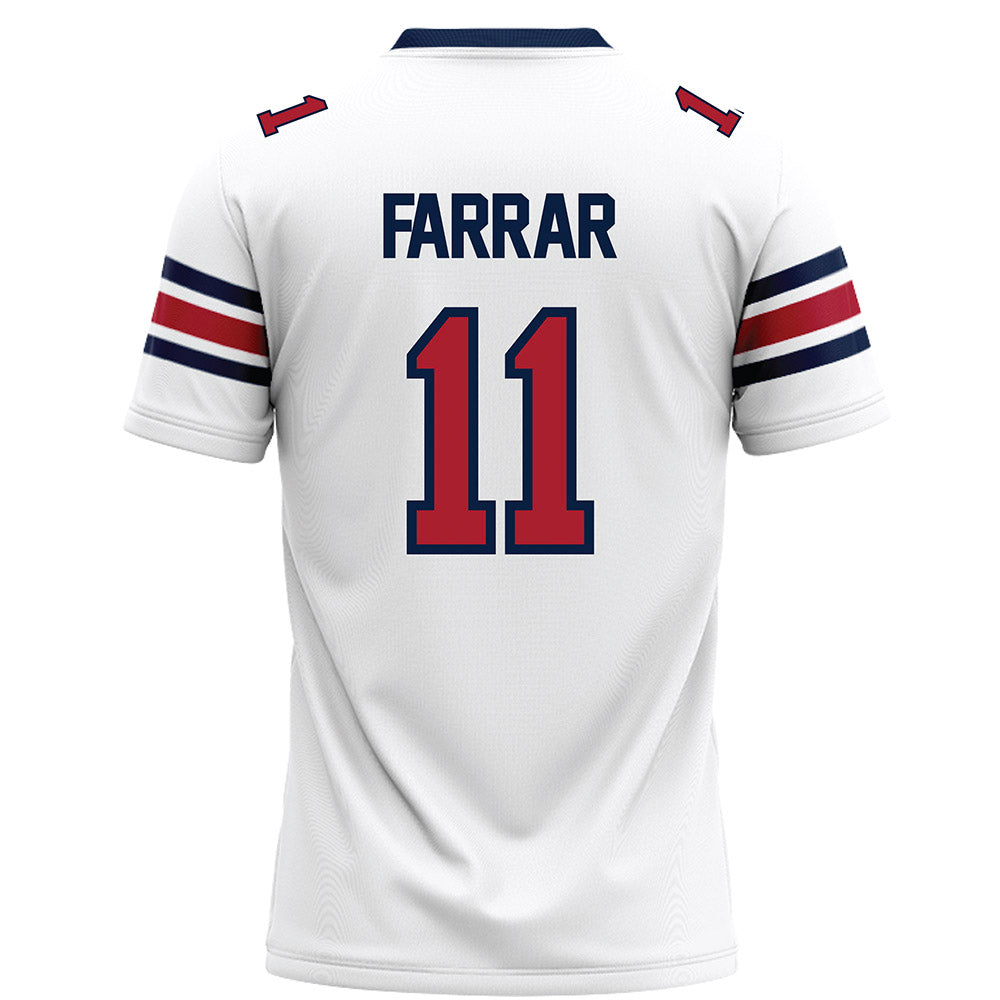 Liberty - NCAA Football : Derrell Farrar - White Football Jersey-1