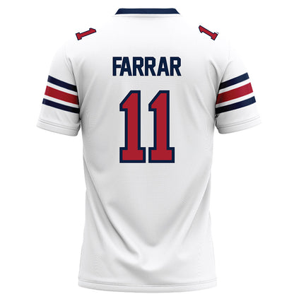 Liberty - NCAA Football : Derrell Farrar - White Football Jersey-1