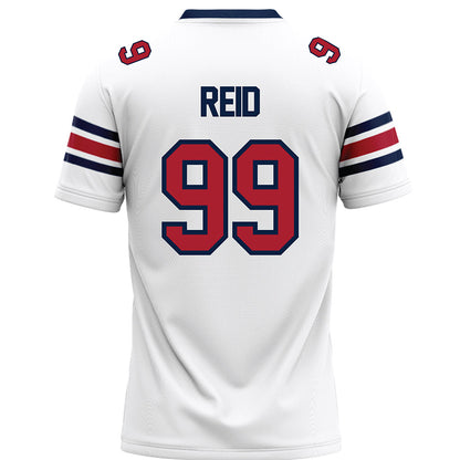 Liberty - NCAA Football : Xavier Reid - White Premium Football Jersey-1