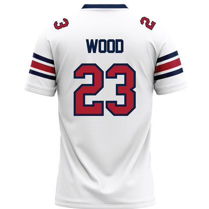 Liberty - NCAA Football : Cameron Wood - White Premium Football Jersey-1
