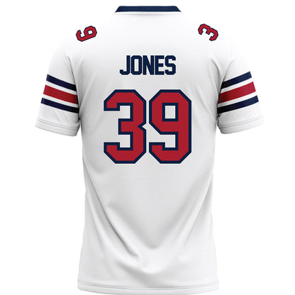 Liberty - NCAA Football : Carson Jones - White Premium Football Jersey-1