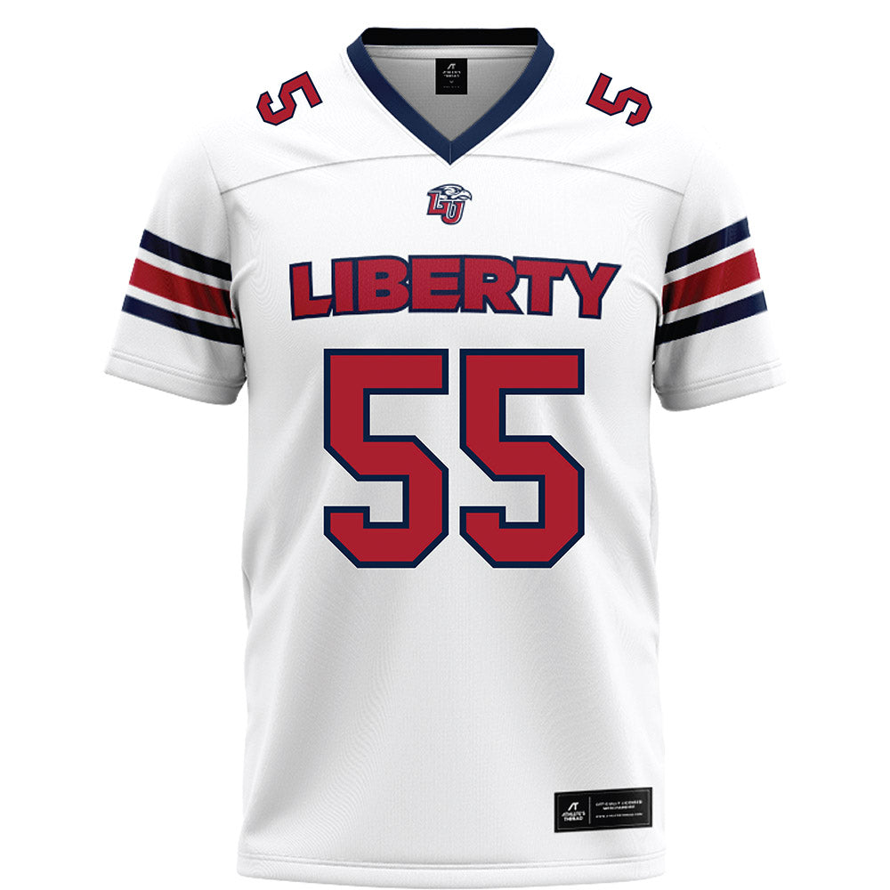 Liberty - NCAA Football : Henry Hicks - White Football Jersey-0