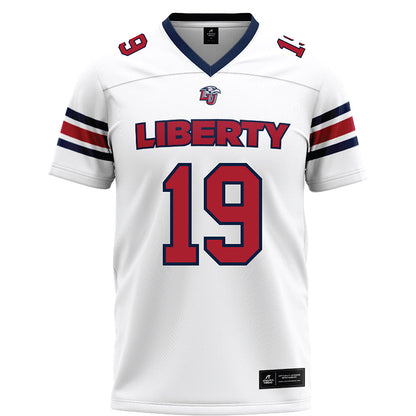 Liberty - NCAA Football : Jayden Whaley - White Football Jersey-0