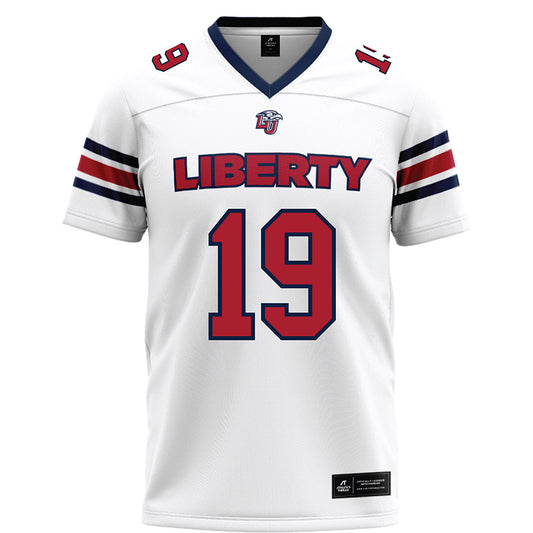 Liberty - NCAA Football : Jayden Whaley - White Football Jersey-0