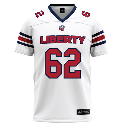 Liberty - NCAA Football : Blake Martin - White Football Jersey-0