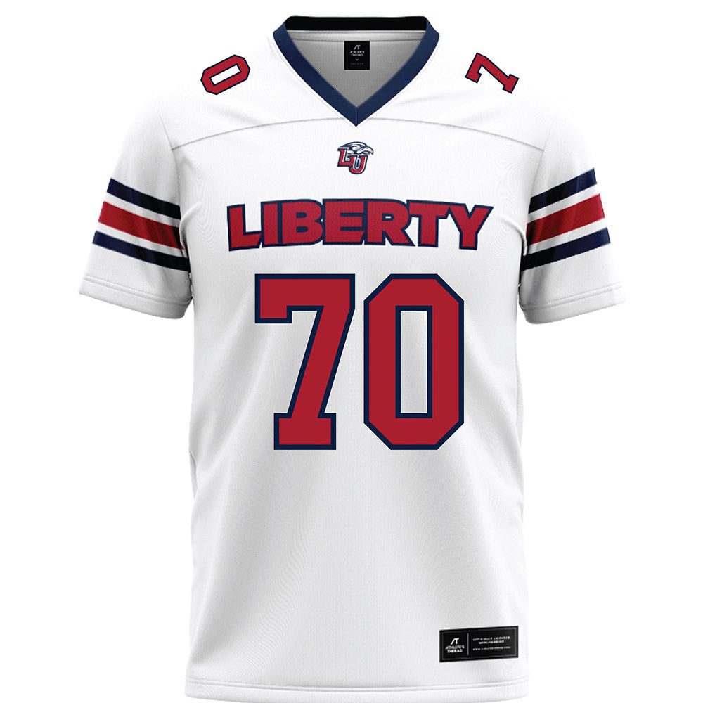 Liberty - NCAA Football : Austin Anderson - White Premium Football Jersey-0