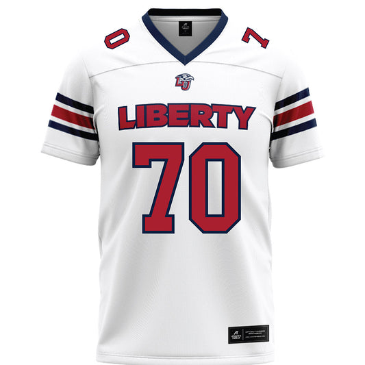 Liberty - NCAA Football : Austin Anderson - White Premium Football Jersey-0