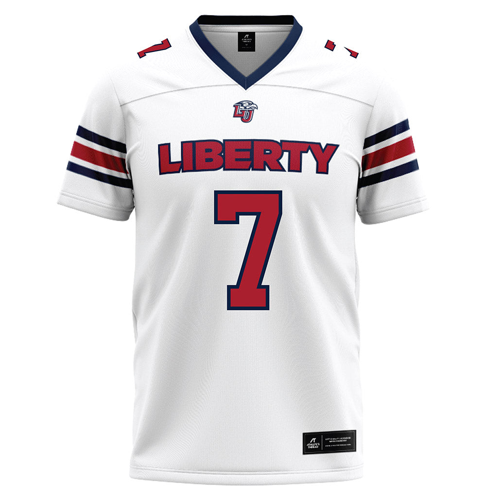 Liberty - NCAA Football : Peyton Jones - White Football Jersey-0