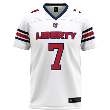 Liberty - NCAA Football : Peyton Jones - White Football Jersey-0