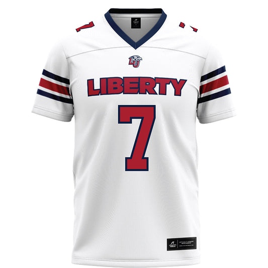 Liberty - NCAA Football : Peyton Jones - White Football Jersey-0