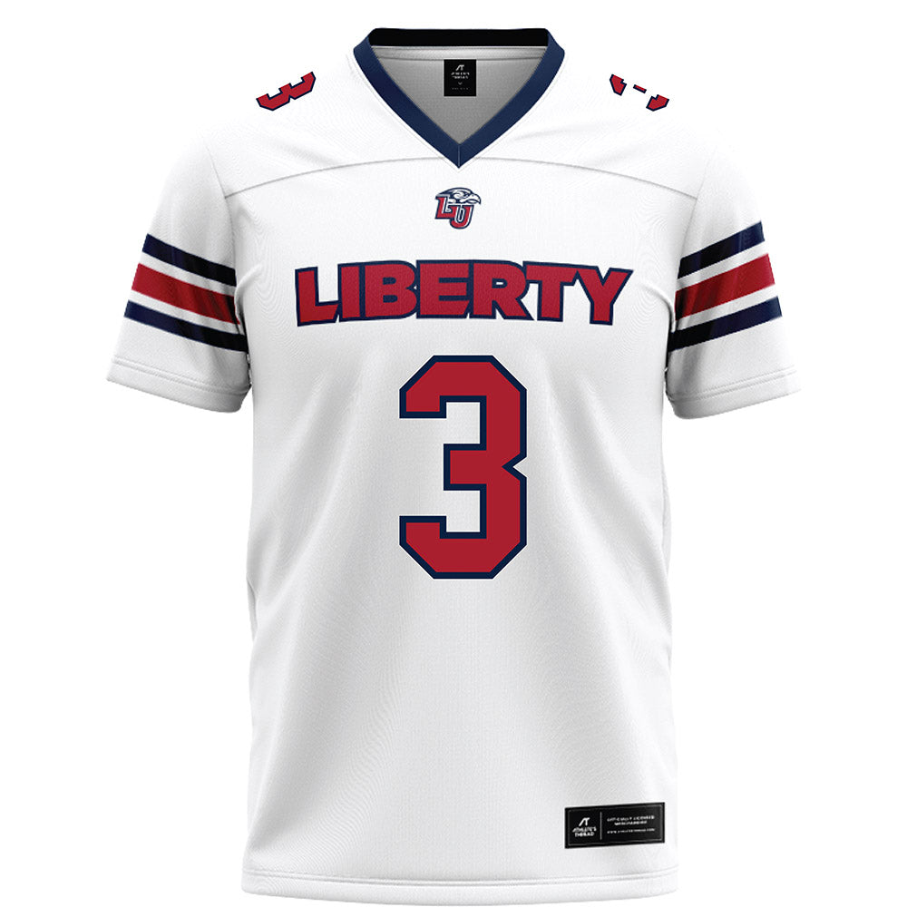 Liberty - NCAA Football : Ashton Whitner - White Football Jersey-0