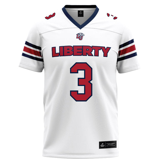 Liberty - NCAA Football : Ashton Whitner - White Football Jersey-0