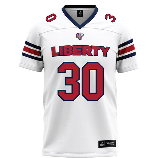 Liberty - NCAA Football : Ethan Crisp - White Football Jersey-0
