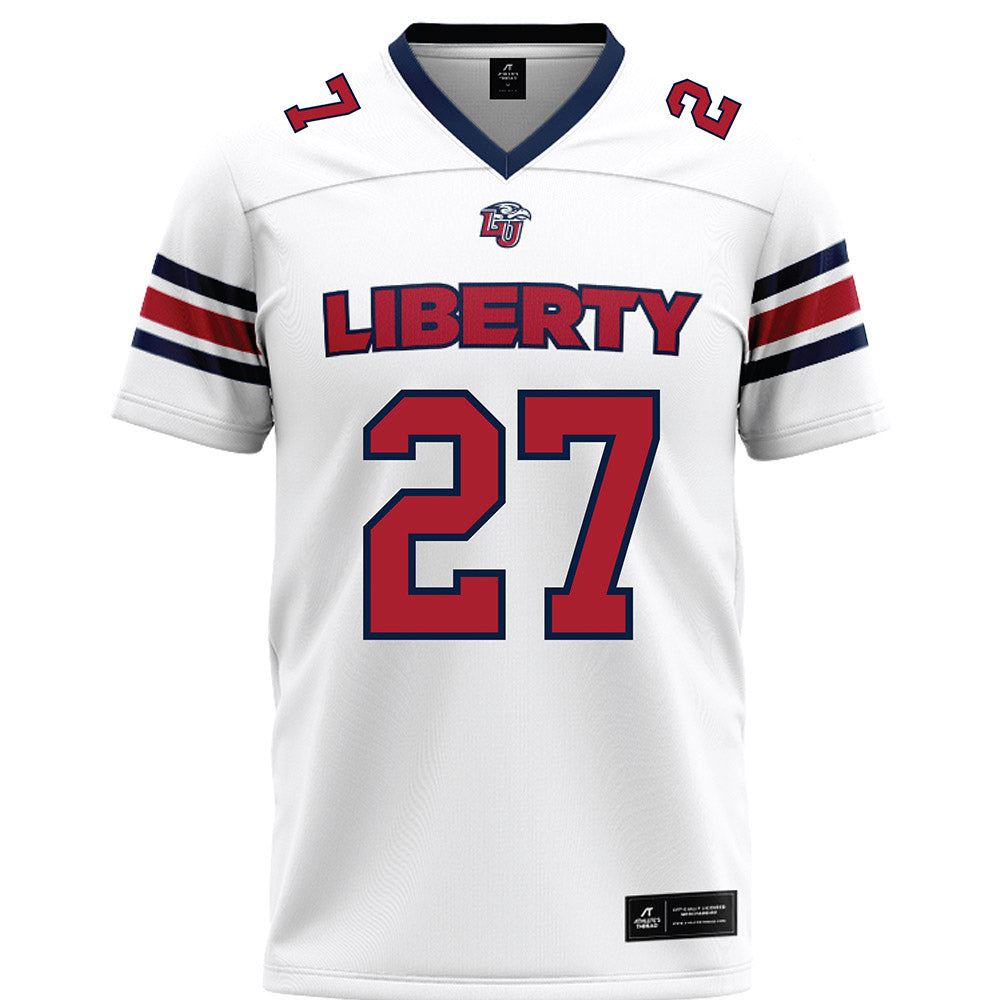 Liberty - NCAA Football : Clayton Shepler - White Premium Football Jersey-0