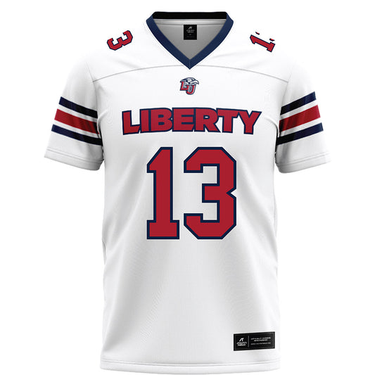 Liberty - NCAA Football : Jaylen Henderson - White Football Jersey-0