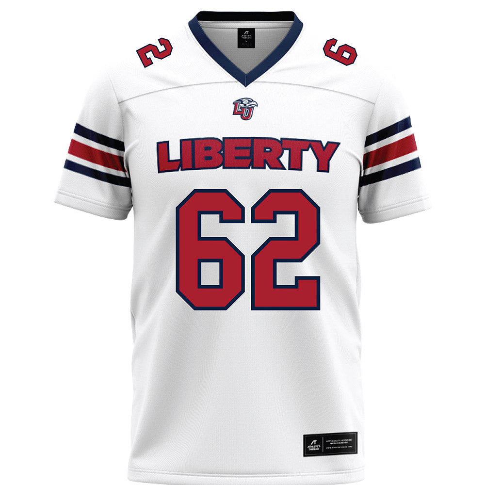 Liberty - NCAA Football : Blake Martin - White Premium Football Jersey-0