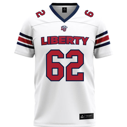 Liberty - NCAA Football : Blake Martin - White Premium Football Jersey-0