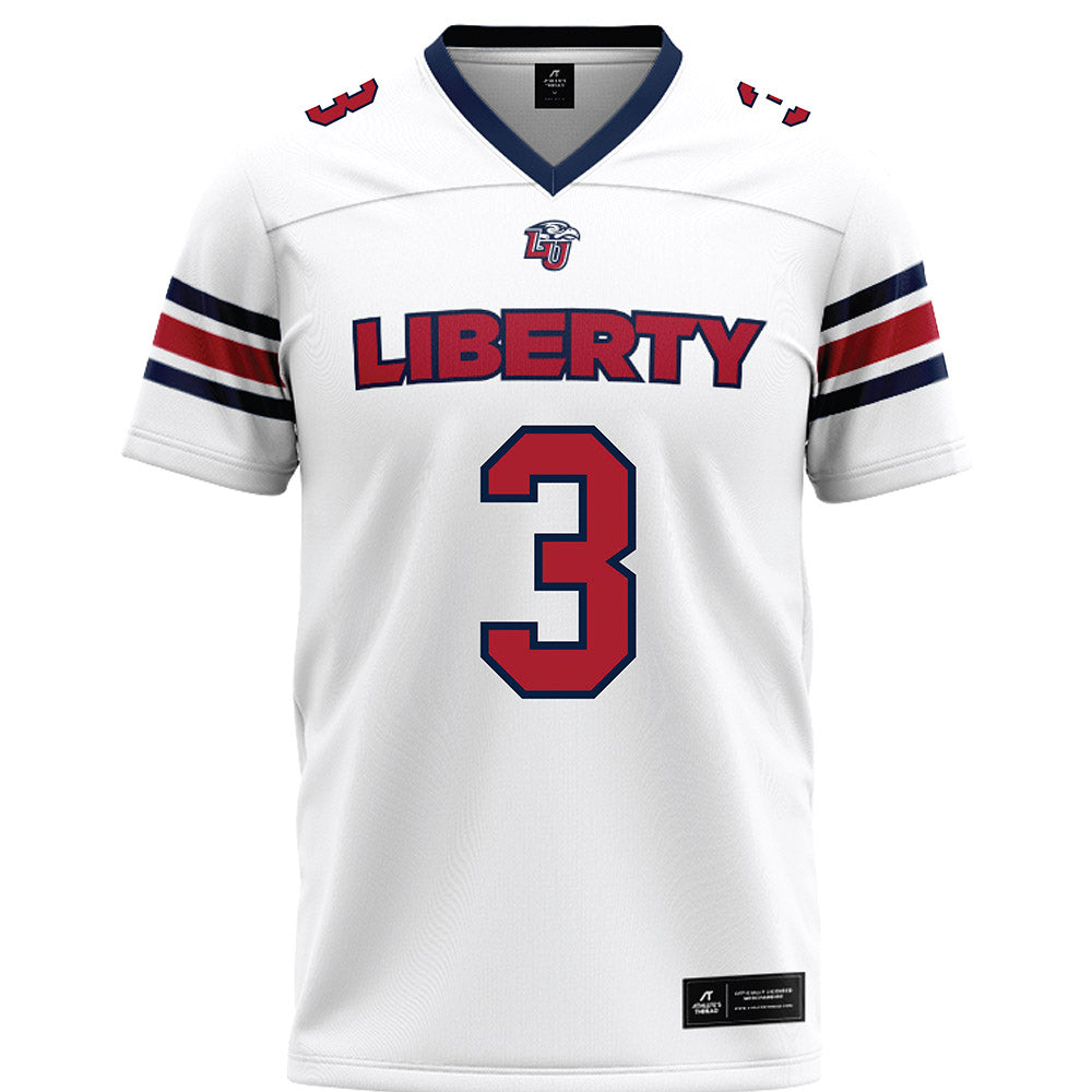 Liberty - NCAA Football : Ashton Whitner - White Premium Football Jersey-0