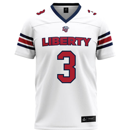 Liberty - NCAA Football : Ashton Whitner - White Premium Football Jersey-0