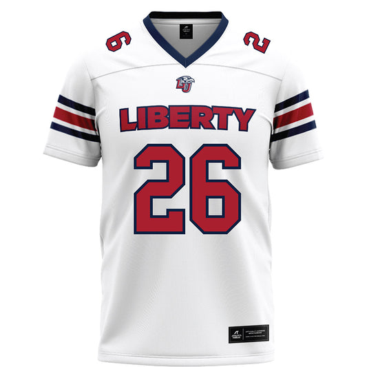 Liberty - NCAA Football : Jaylin Belford - White Football Jersey-0