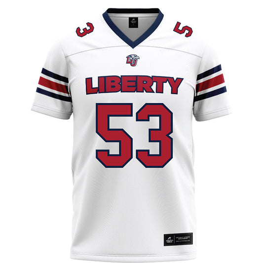 Liberty - NCAA Football : Alex Birchmeier - White Football Jersey-0