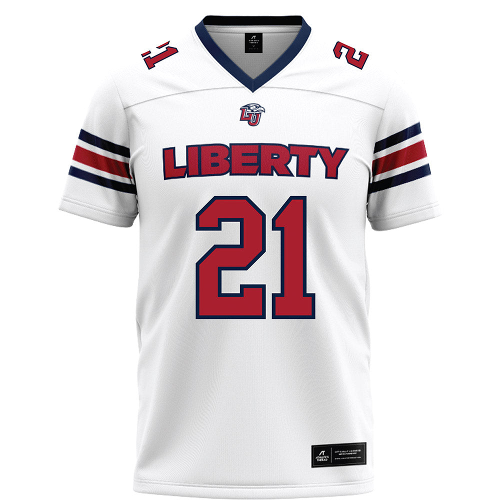 Liberty - NCAA Football : Ashton McShane - White Football Jersey-0