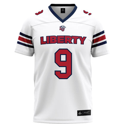 Liberty - NCAA Football : Deuce Spurlock - White Football Jersey-0