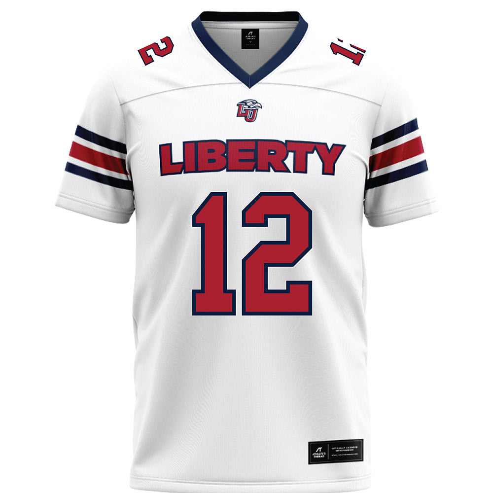 Liberty - NCAA Football : Prince Cottonham - White Premium Football Jersey-0